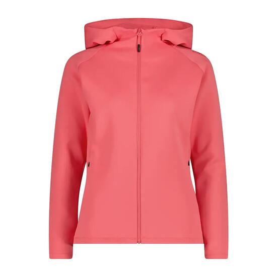 Sweatshirt à capuche zippé intégral extensible dans les 4 sens femme CMP