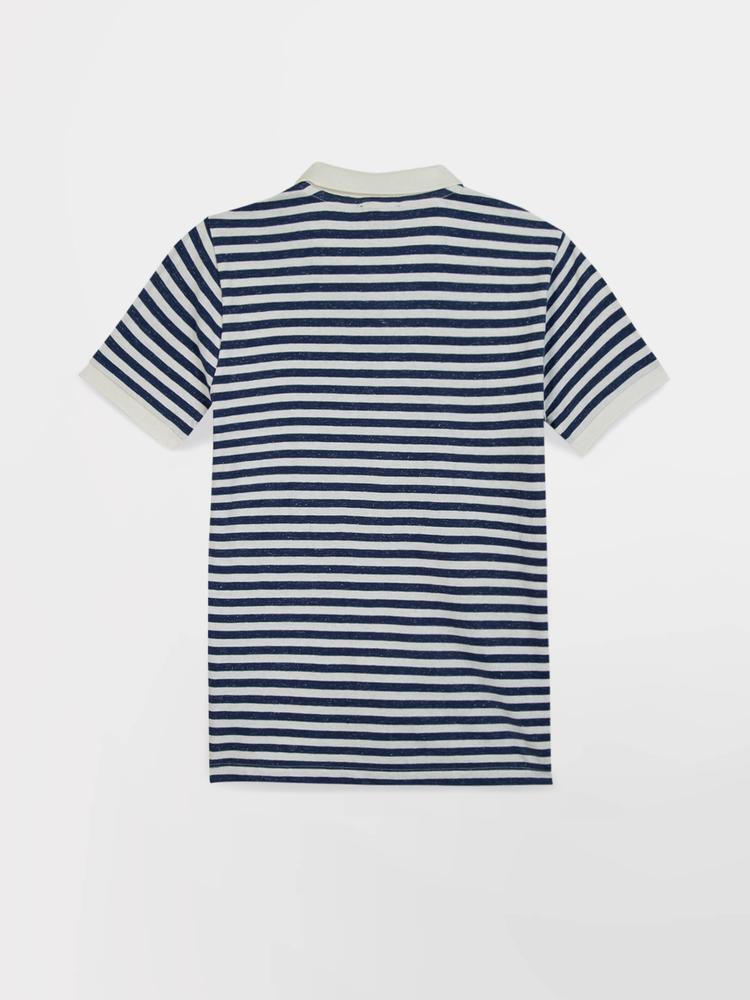 Polo - Sport - Femme - Manches courtes, col polo, rayé - ADIALPOL - Bleu 3/3