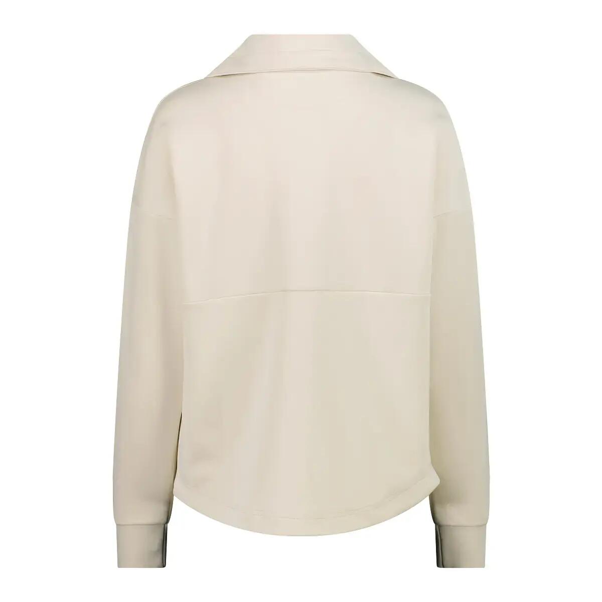 Felpa con zip in modal finitura satinata donna CMP 2/3