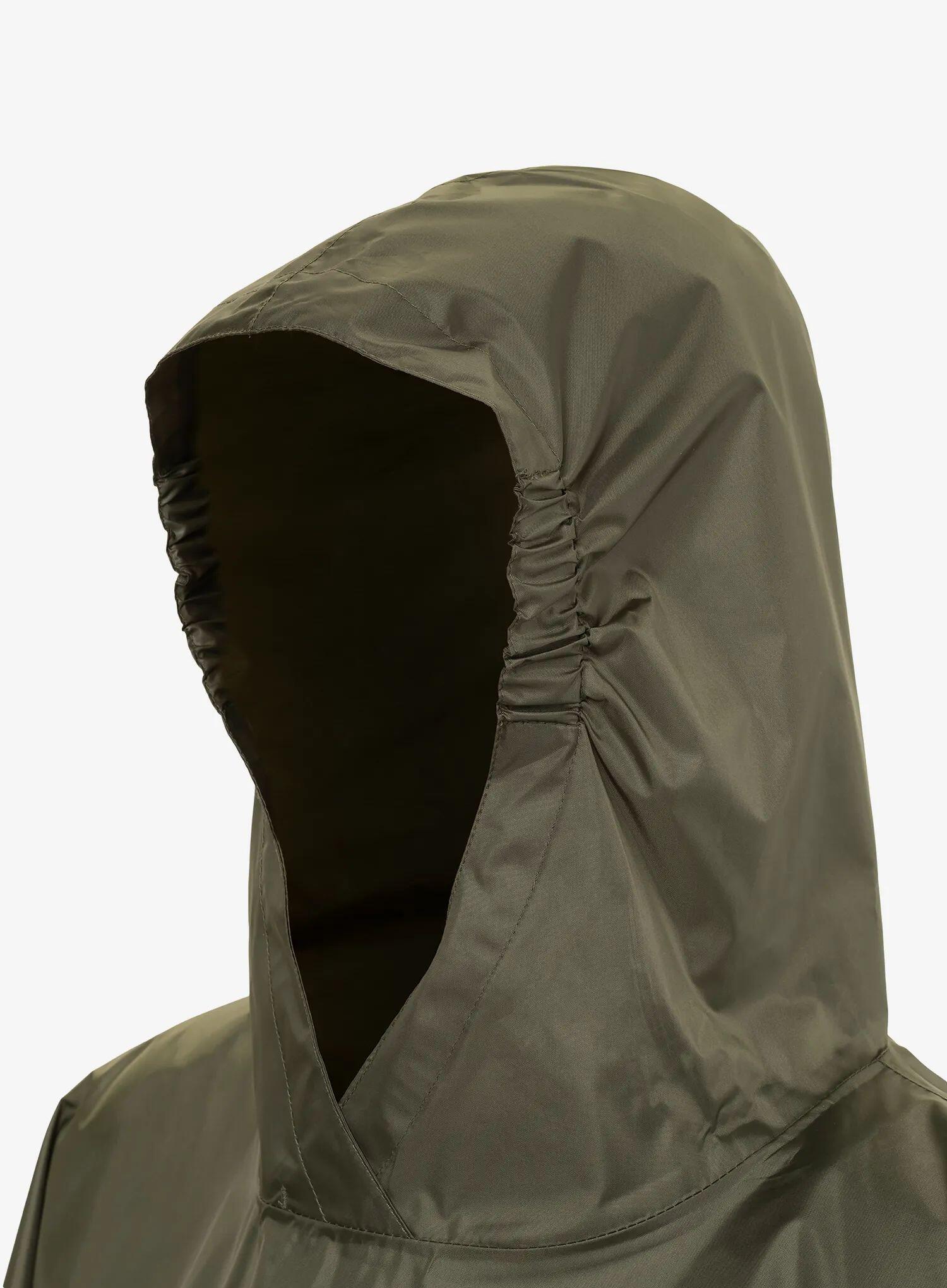 Turystyczna peleryna przeciwdeszczowa Trekmates Tour Poncho - moss 2/5