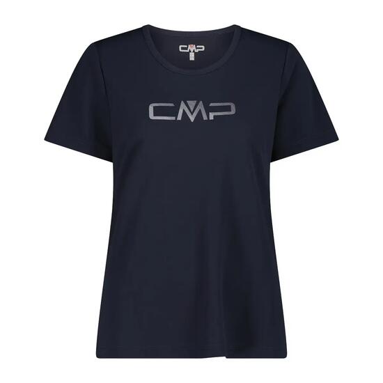 T-shirt con col rotondo e logo donna CMP