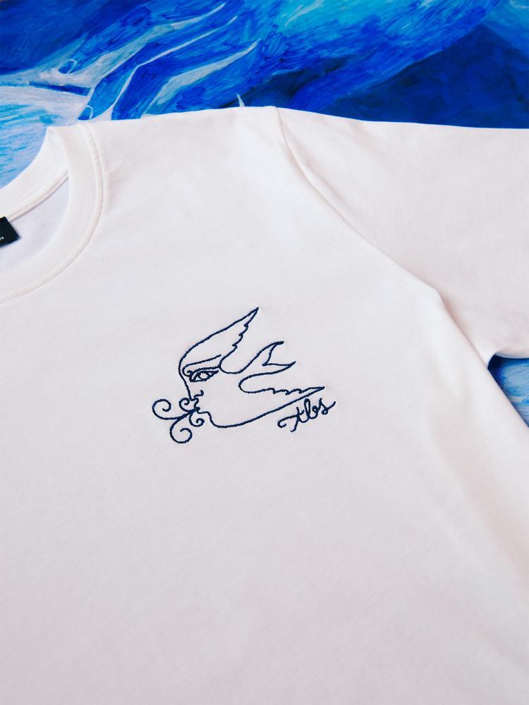 T-shirt - femme - manches courtes - nyanja - blanc/ecru 4/4