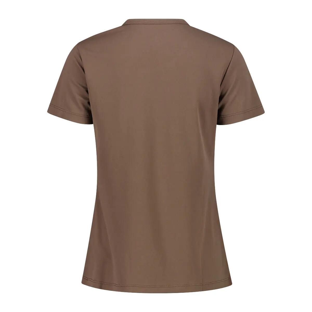 T-shirt de gola redonda com logo mulher CMP 2/3