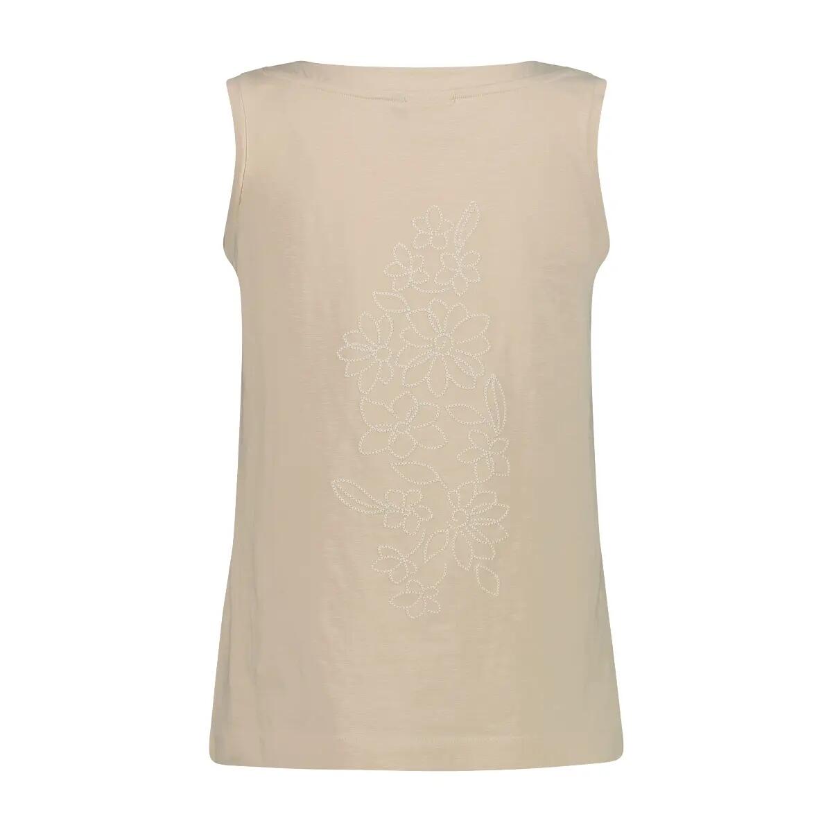 Stretch-Jersey-Top mit bedrucktem Rücken Damen CMP 2/3