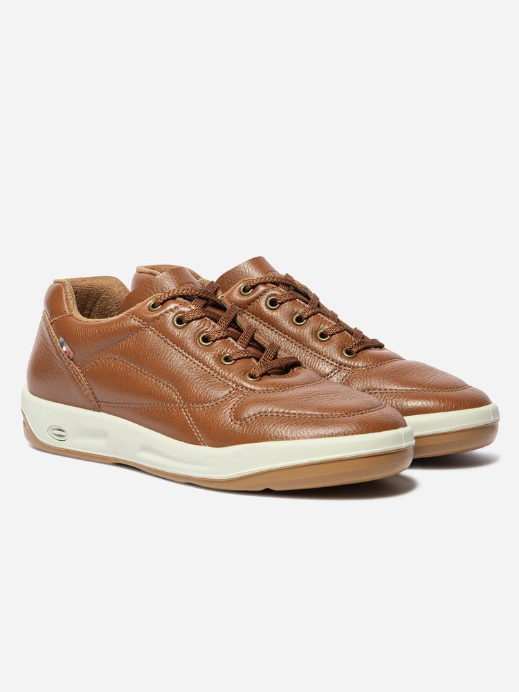 Chaussures - Lifestyle - Hommes - Cuir, Lacets, Talon 35 mm - ALBANA - Marron 4/5