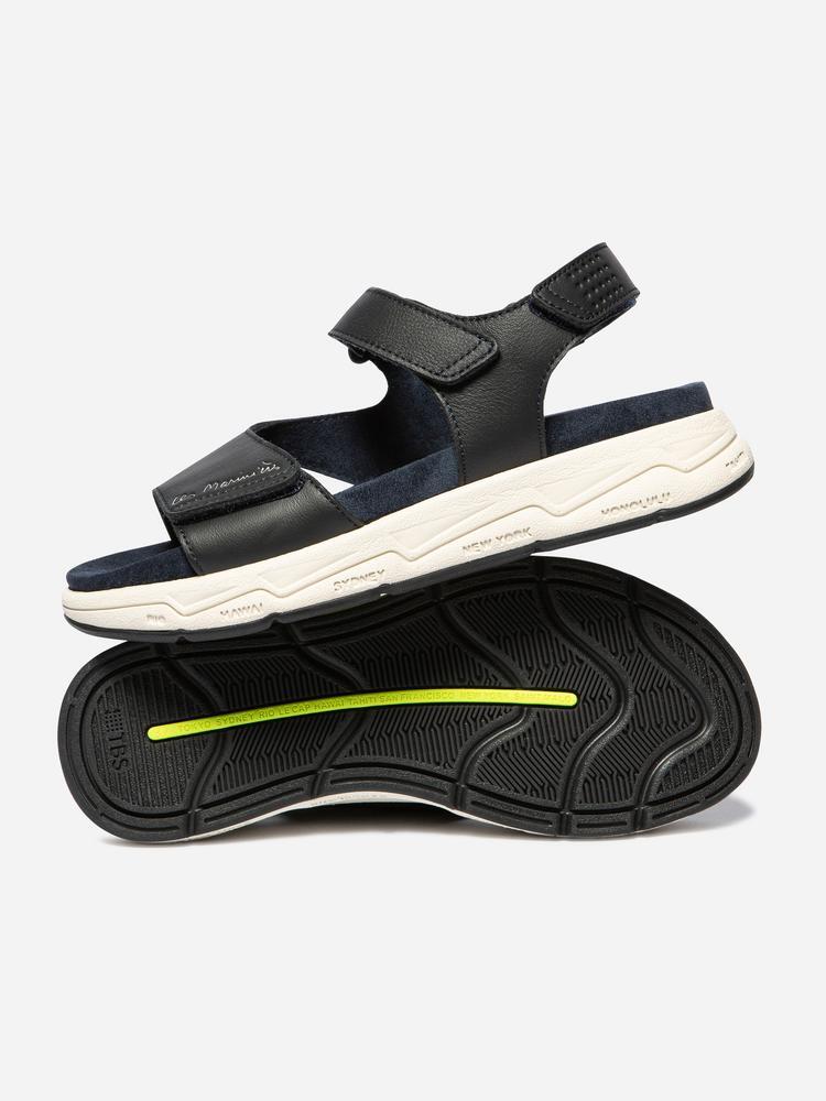 Sandales compensées - Femme - LOUISIE - Bleu 4/5