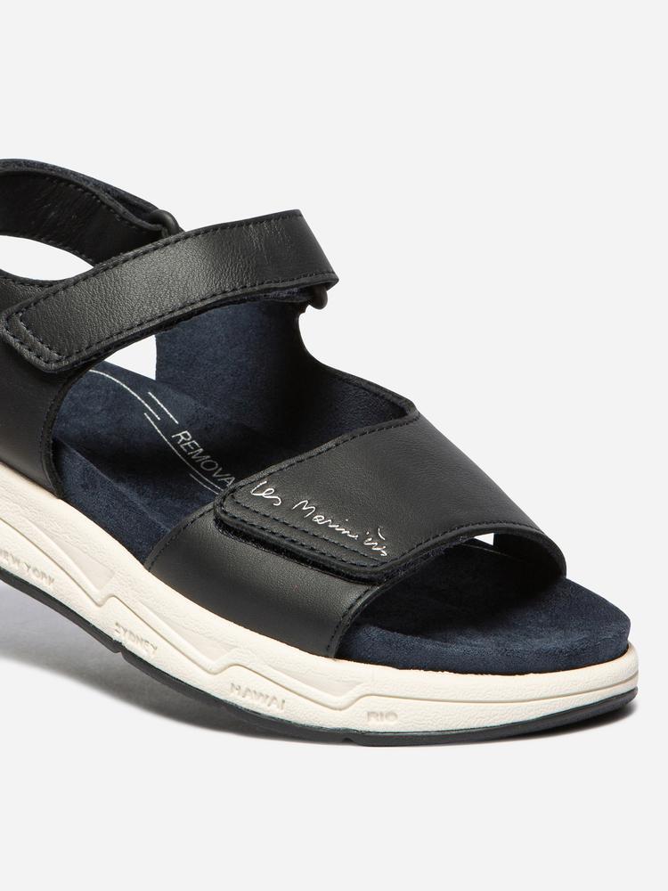Sandales compensées - Femme - LOUISIE - Bleu 3/5