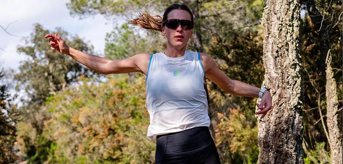 Compressport Trail Racing tanktop wit voor dames 5/5