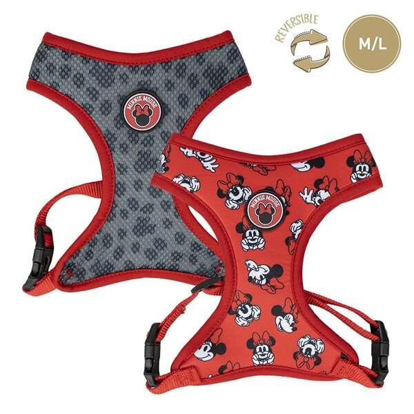 Arnés Premium para Perro Minnie Reversible Rojo y Gris Talla M/L 7/7