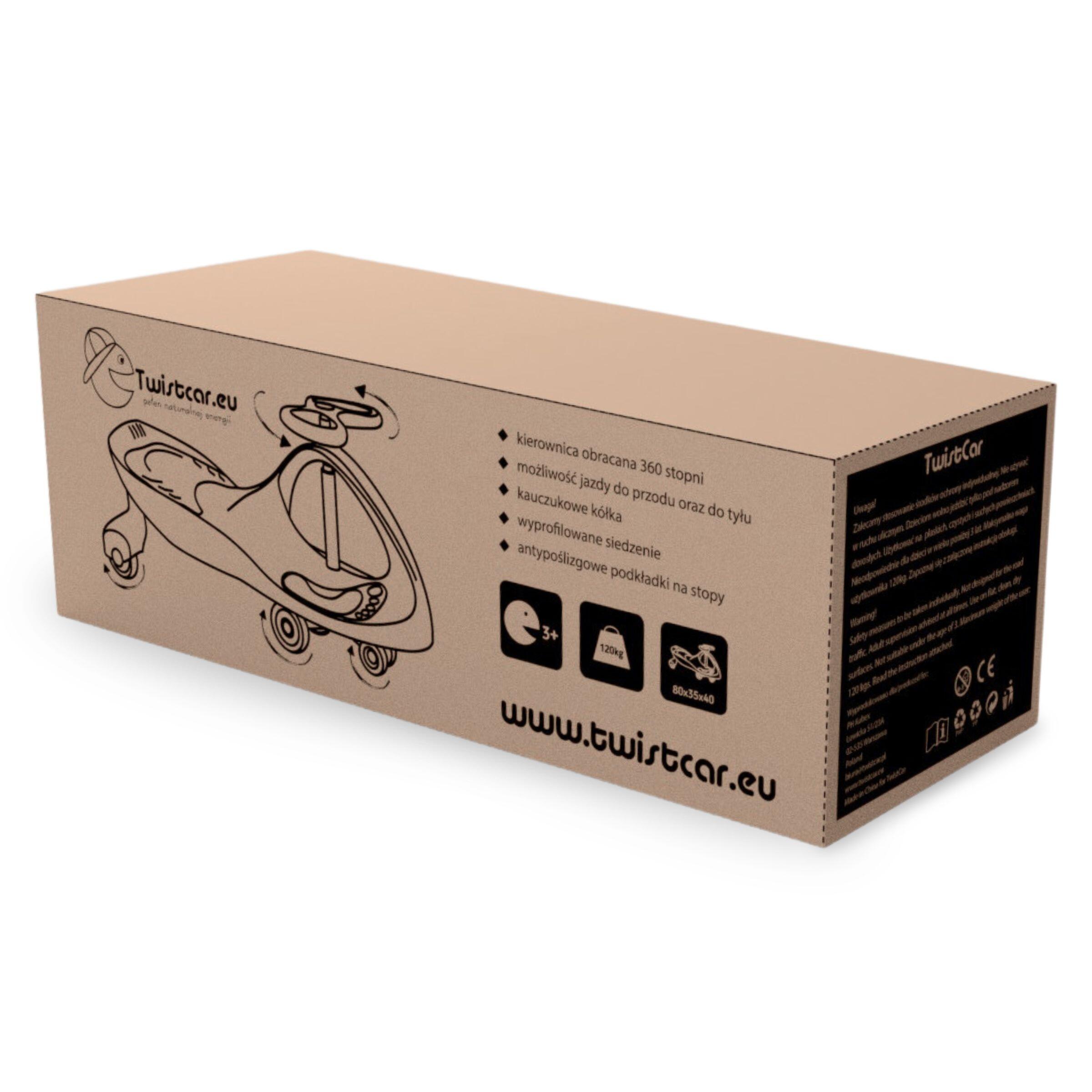 Draisienne - cyclisme - sans pédales 80 cm - twistcar - jaune 5/5