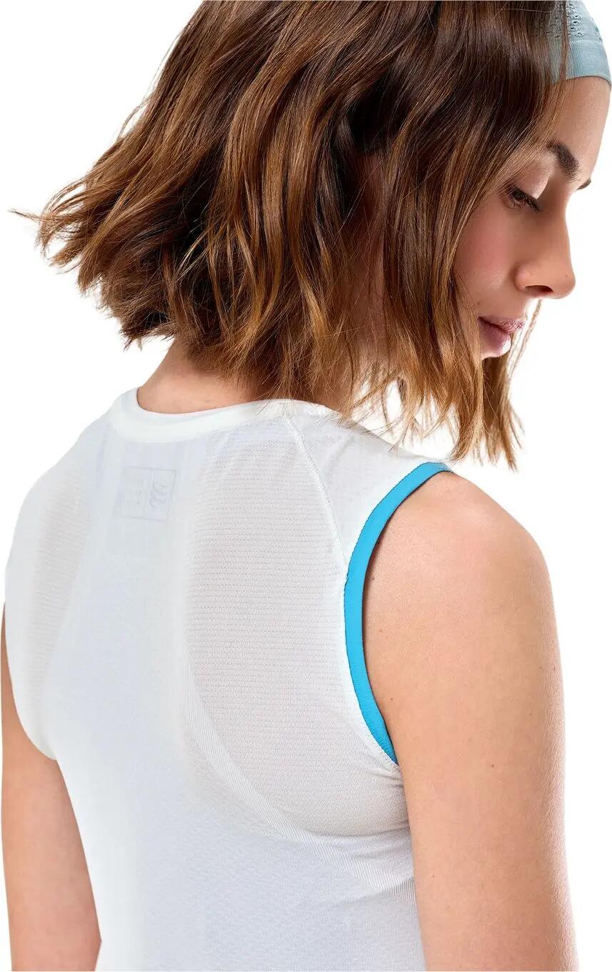 Compressport Trail Racing tanktop wit voor dames 4/5
