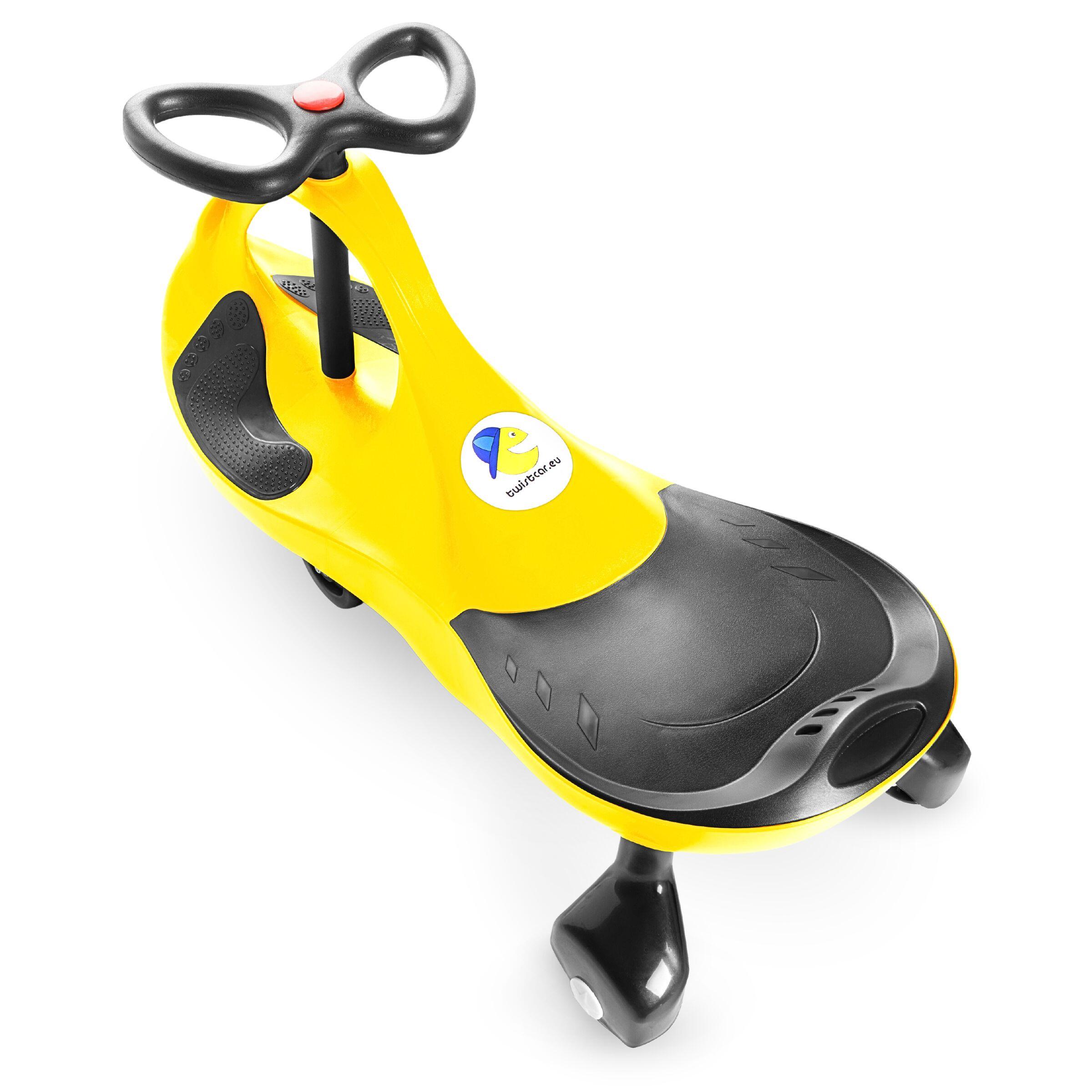 Draisienne - cyclisme - sans pédales 80 cm - twistcar - jaune 4/5