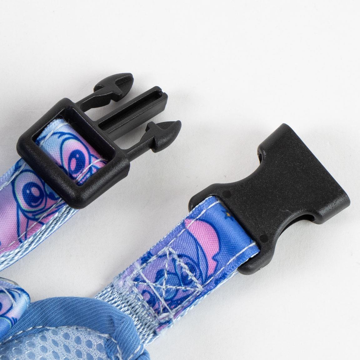 Set de Geschirr y Leine für Hunde Stitch Azul con Peluche Frontal 5/7