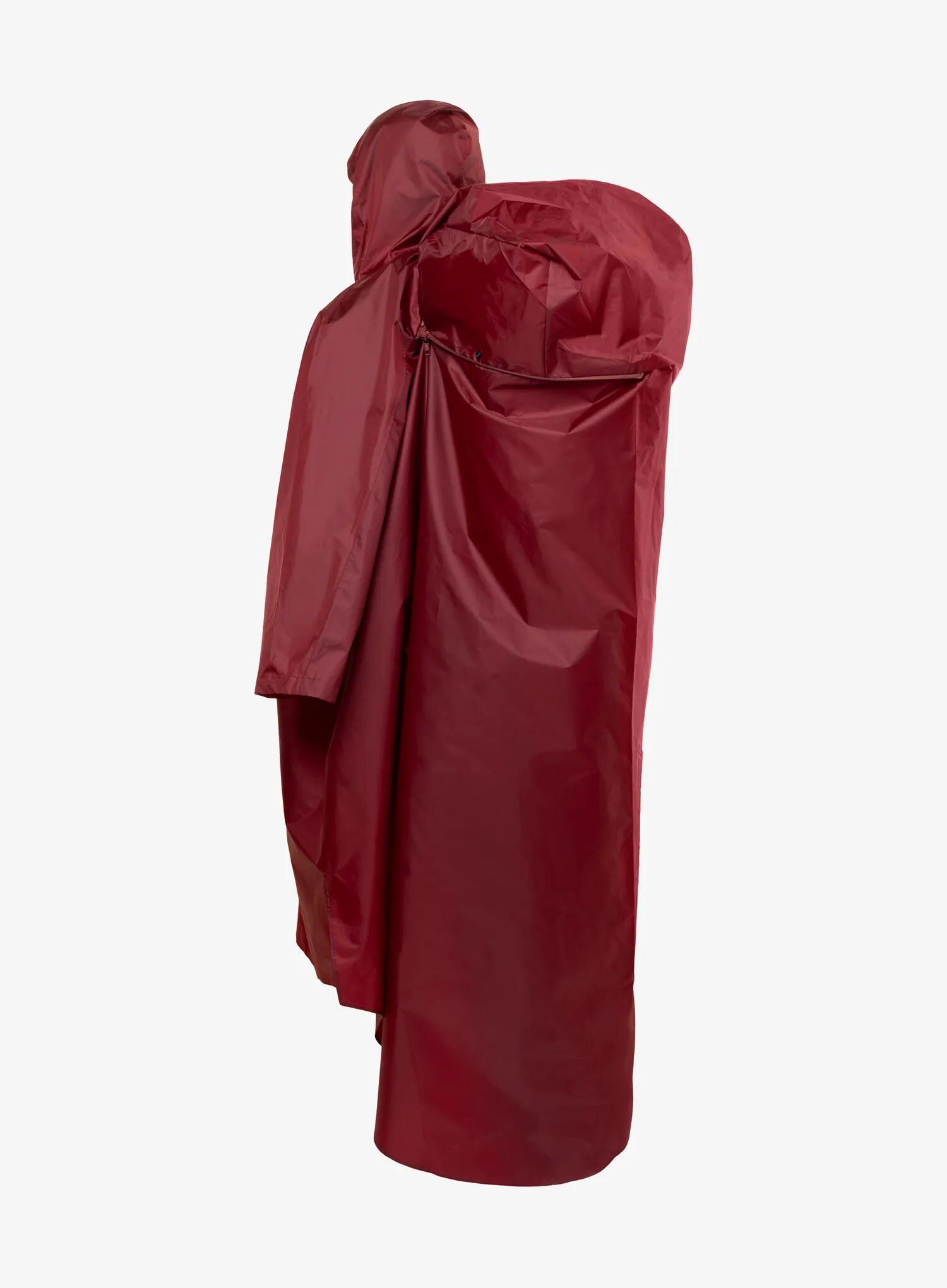 Turystyczna peleryna przeciwdeszczowa Trekmates Deluxe Poncho - sumac 2/5