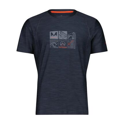 Rekbare bedrukte shirt CMP