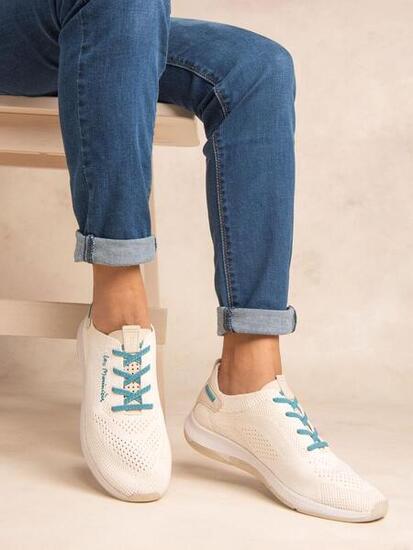Chaussures - Running - Femme - JAZWAVE - Blanc/Écru