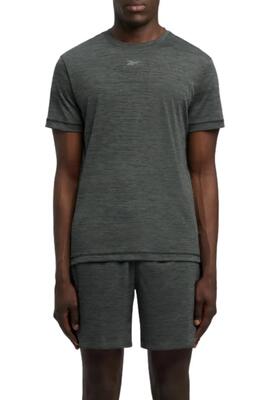 Sport-t-shirt heren - ronde hals - id train grijs