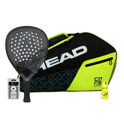 Pack head speed pro x paletero core padel yellow