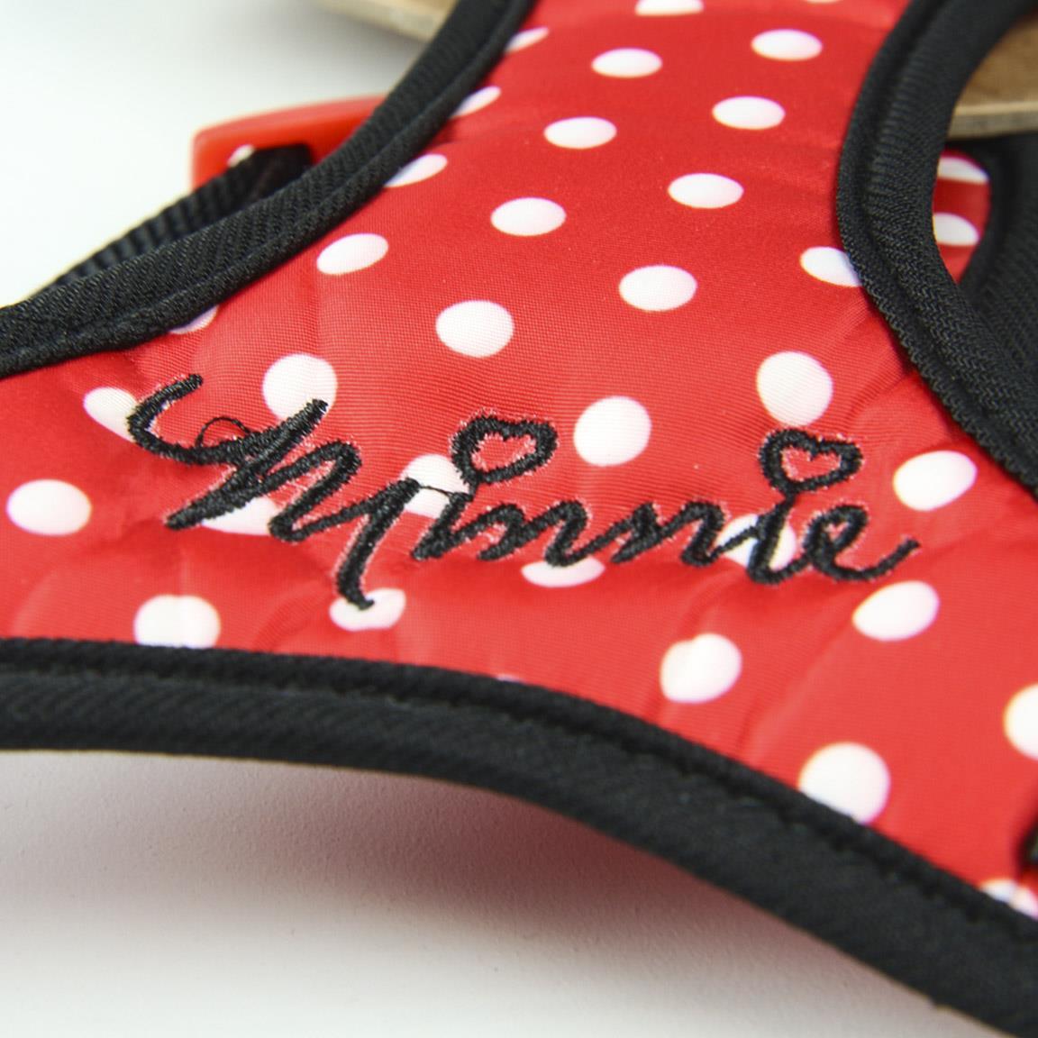 Pettorina per canis Minnie Rojo con Lunares Blancos y Ajuste Regulable 7/7