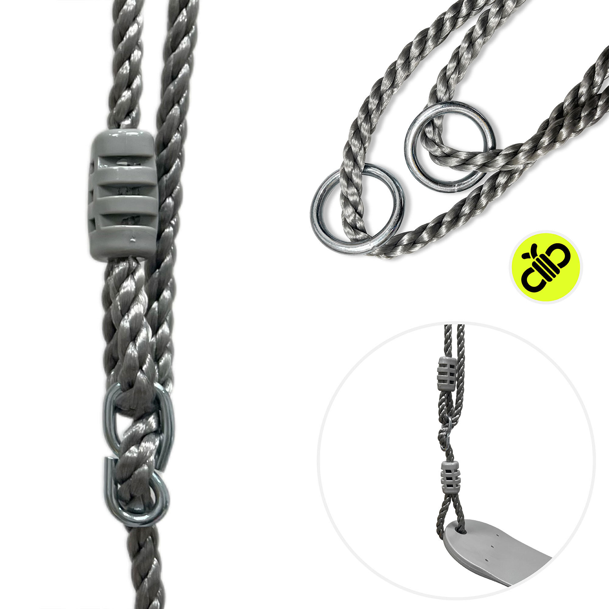 Balancé de jardim - crianças - assento em EVA antiderrapante 50 kg 6/7