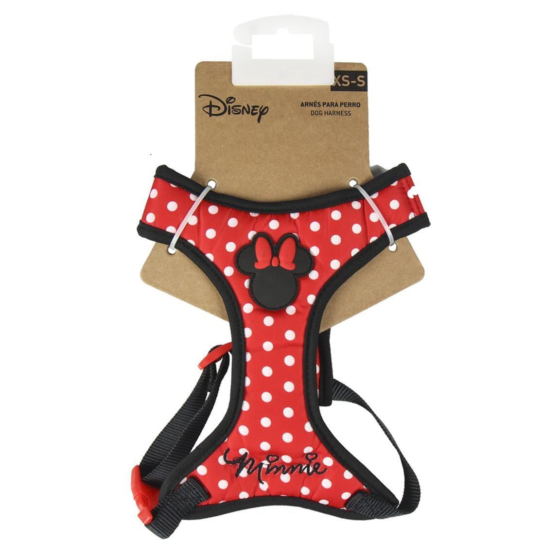 Pettorina per canis Minnie Rojo con Lunares Blancos y Ajuste Regulable 5/7