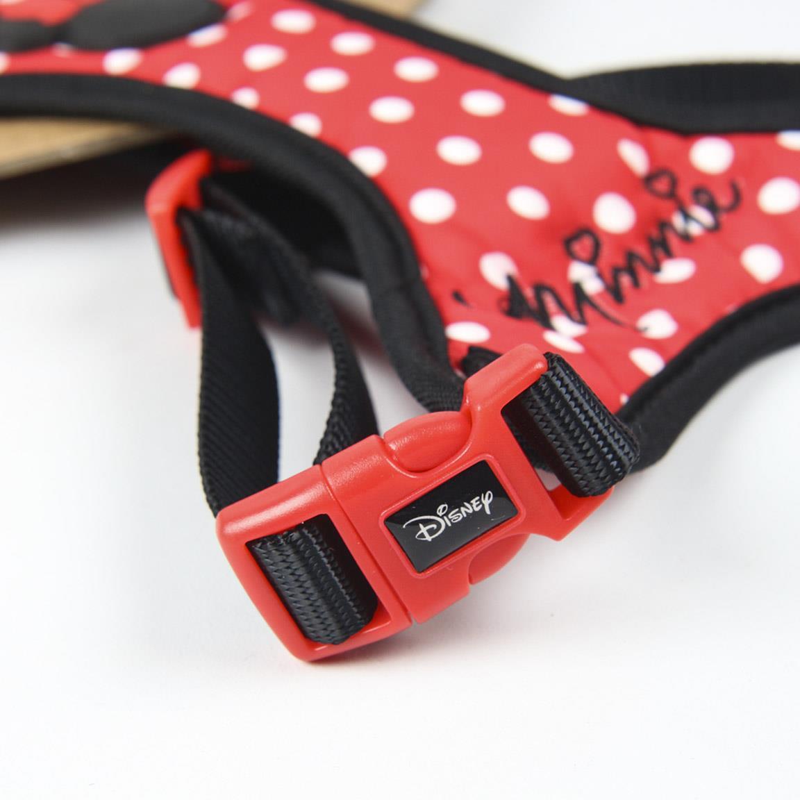 Pettorina per canis Minnie Rojo con Lunares Blancos y Ajuste Regulable 4/7