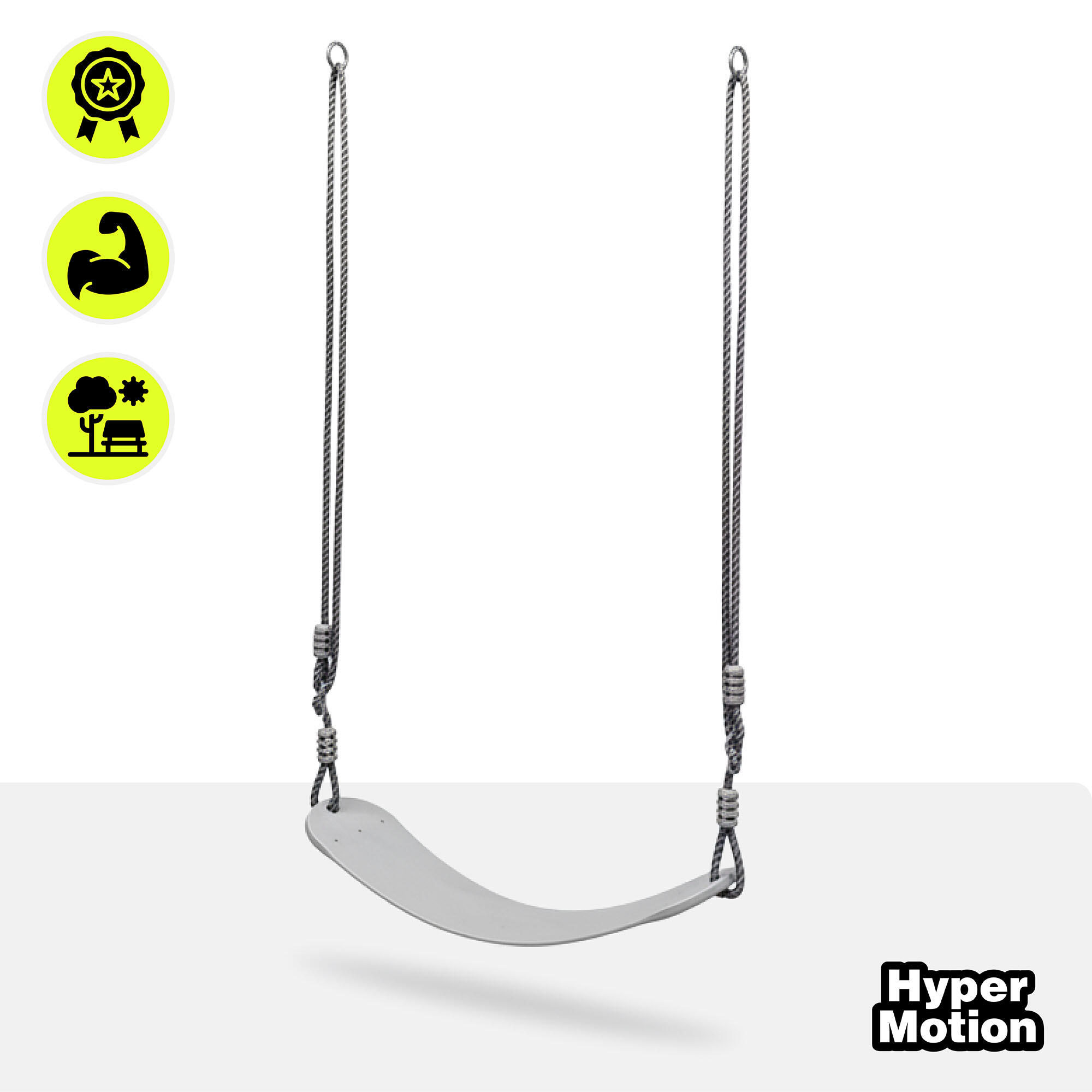 Balancé de jardim - crianças - assento em EVA antiderrapante 50 kg 2/7