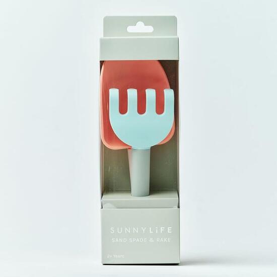 Sunnylife Pelle et râteau de plage Apple Sorbet Multi