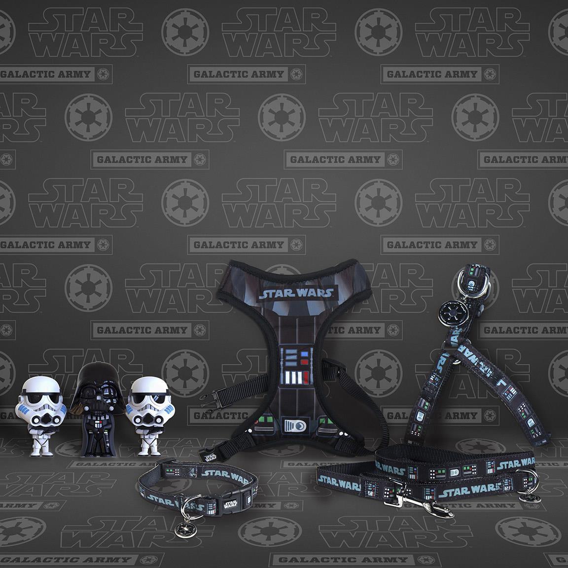 Pettorina per canis Star Wars Darth Vader Negro con Ajuste y Anilla Metálica 7/7
