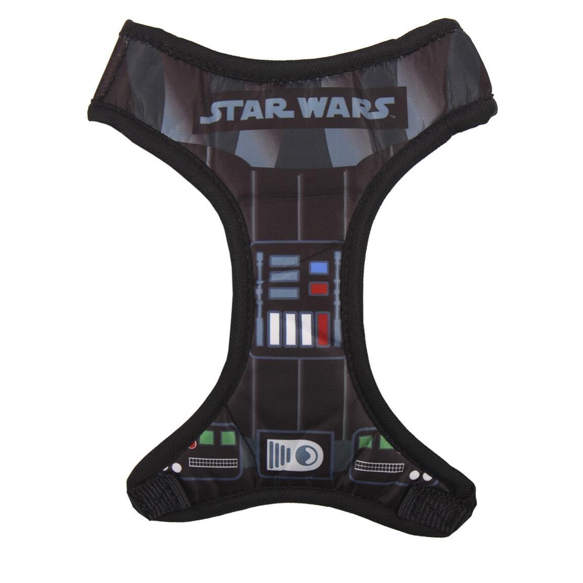 Pettorina per canis Star Wars Darth Vader Negro con Ajuste y Anilla Metálica 6/7