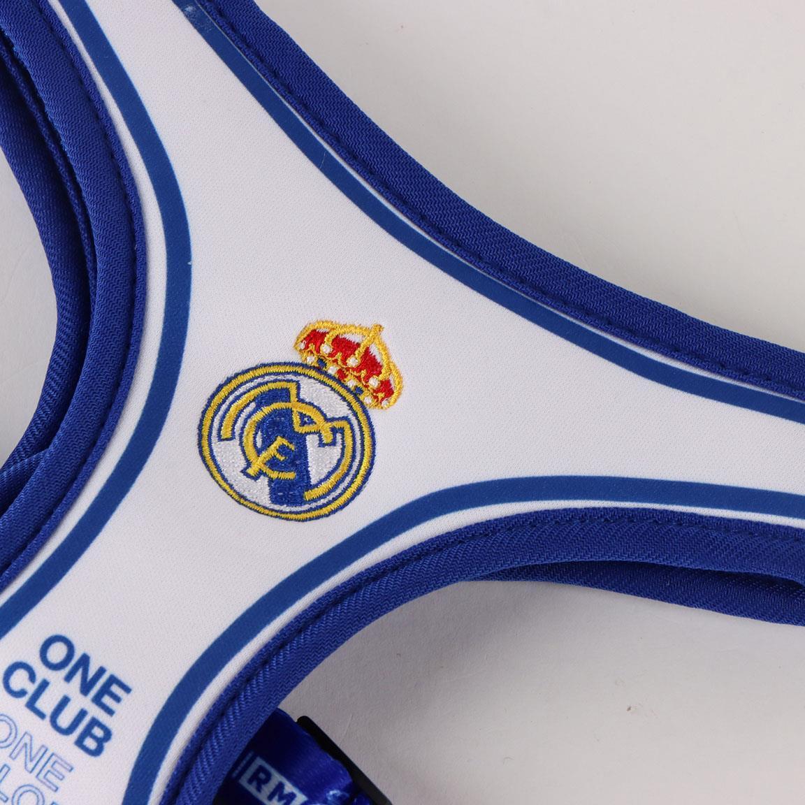 Hundegeschirrs Ajustable Real Madrid con Cierre de Clip y Acolchado 3/6