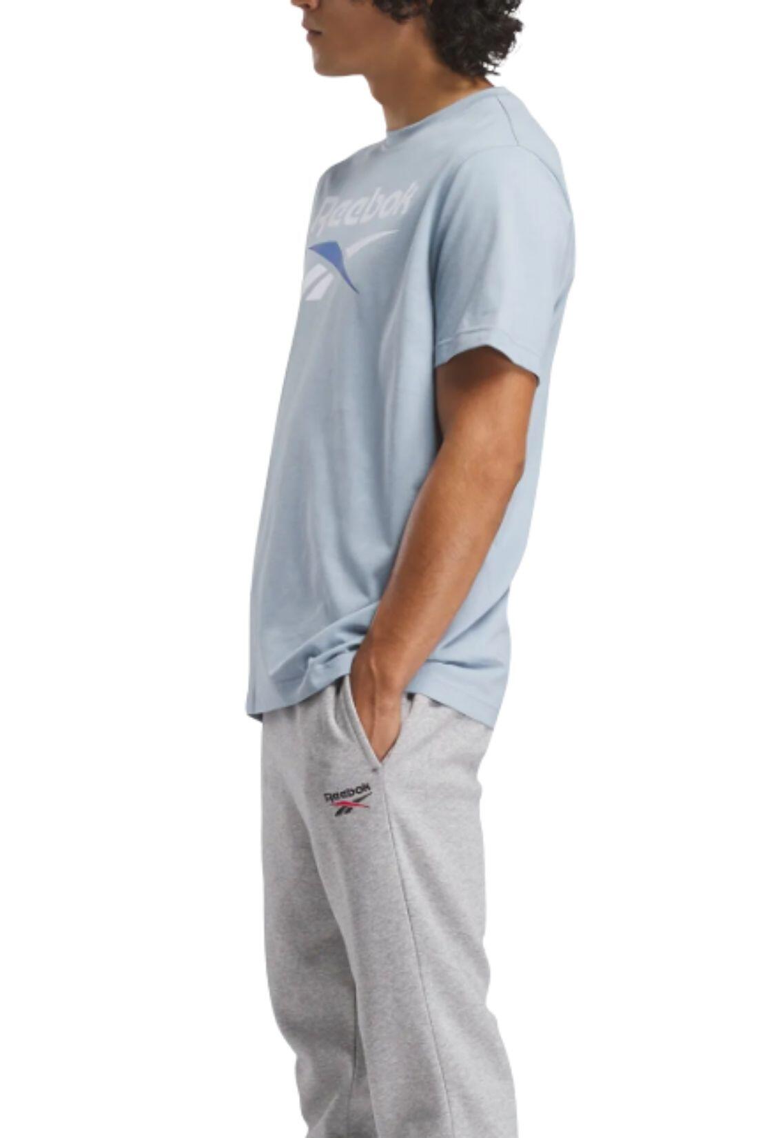 T-shirt - Homme - col rond, logo - Identity - jaune 2/3