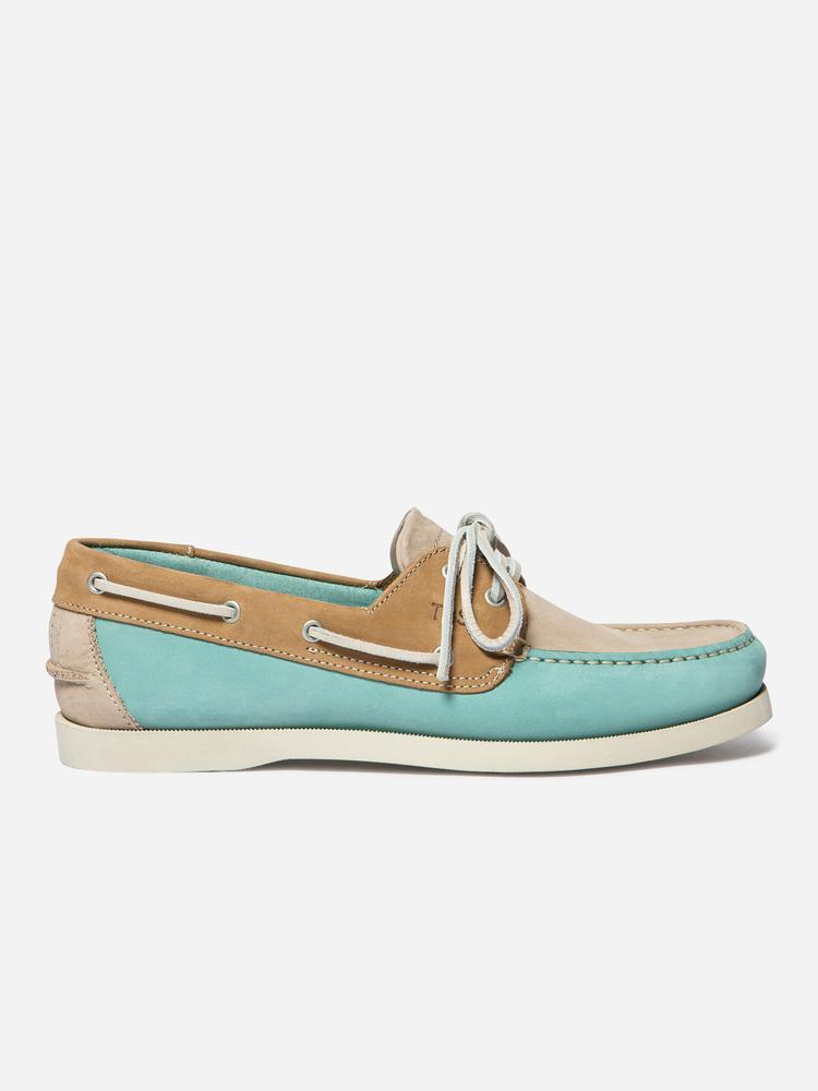 Chaussures - Bateau - Homme - Cuir, lacets cuir, talon 18 mm - PHENIS - Vert 5/5