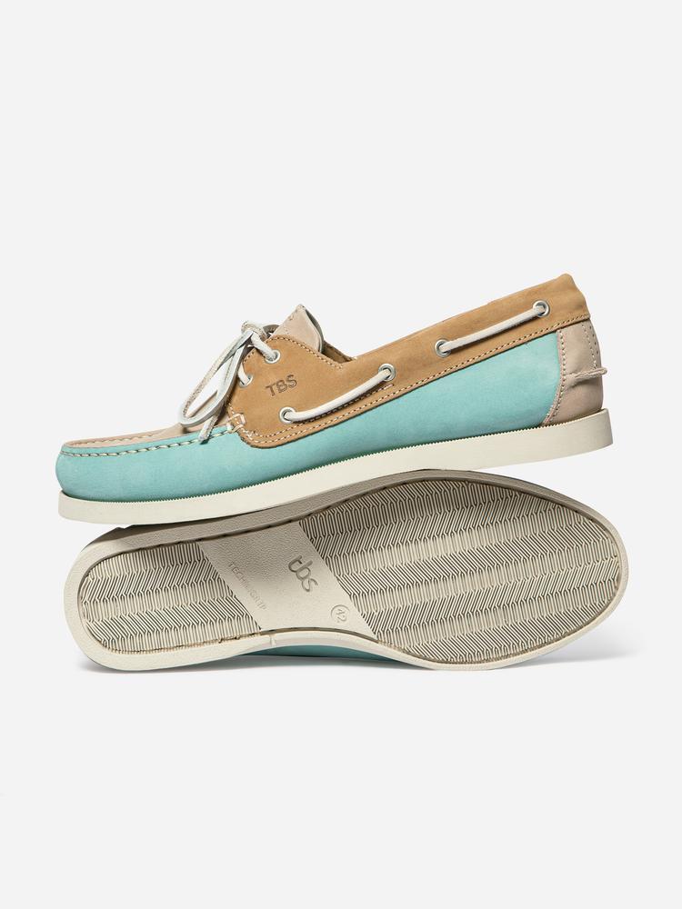 Chaussures - Bateau - Homme - Cuir, lacets cuir, talon 18 mm - PHENIS - Vert 3/5
