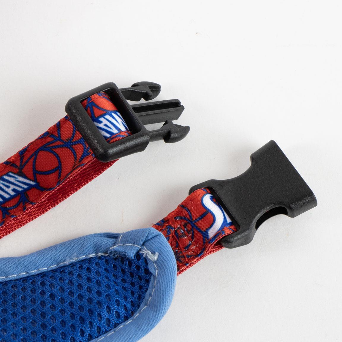 Set Arnés y Correa para Mascotas Infantil Spiderman Rojo y Azul Ajustable 5/7