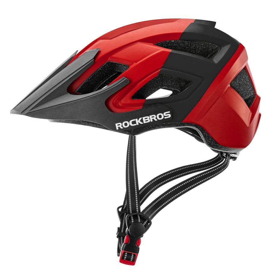 Lightweight and ventilated bicycle helmet with adjustable visor ROCKBROS
