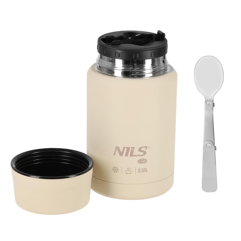 Termos pentru prânz NILS Camp 550 ml  din oțel inoxidabil, etanș NC3807