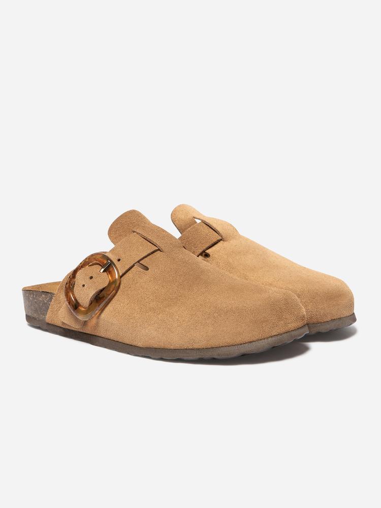 Mules - casual - Femme - Fermeture boucle - ROUNNIA - Marron 5/5