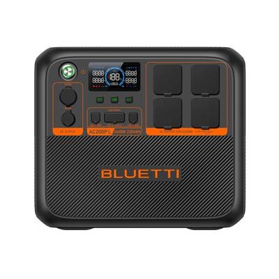 Ac200pl 2304wh bluetti uitbreidbare powerstation voor kamperen, stroomuitval