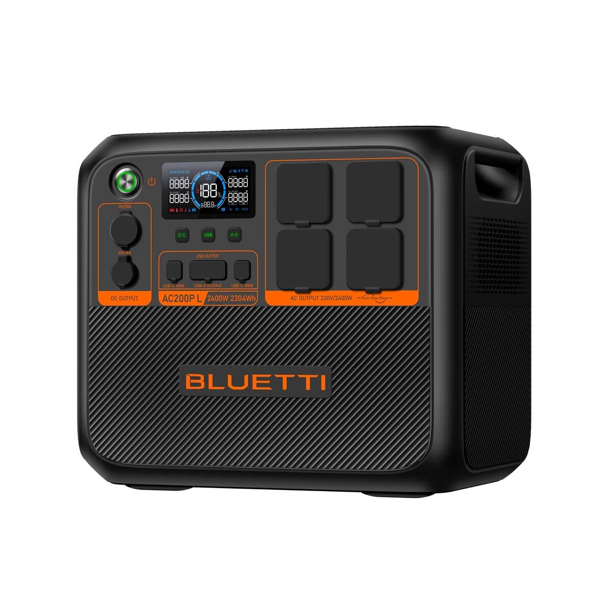 AC200PL 2304Wh/2400W Powerstation für Camping,Off-grid&Stromausfall -erweiterbar 3/6