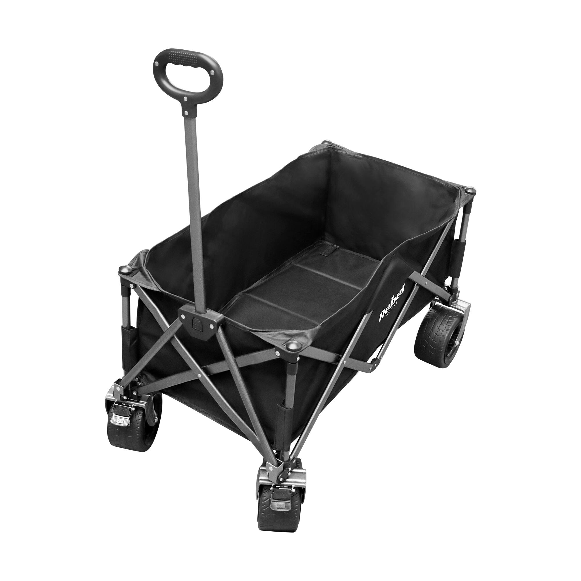 Wózek plażowy transportowy składany ogrodowy turystyczny Rebel 150L 100kg 2/6