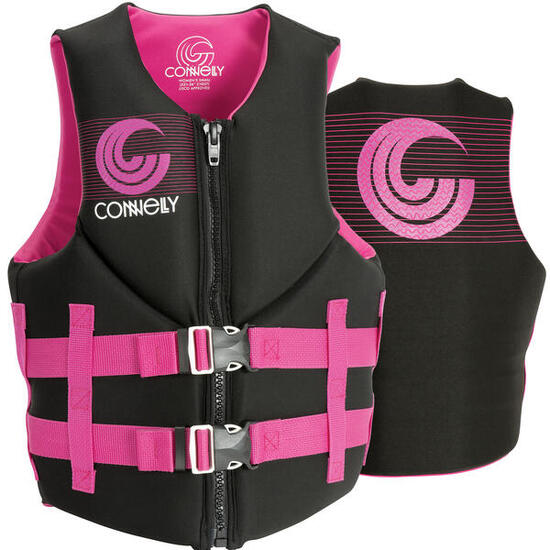 Promo Gilet d’aide à la flottabilité femme en néoprène 50N CE – rose – taille XL