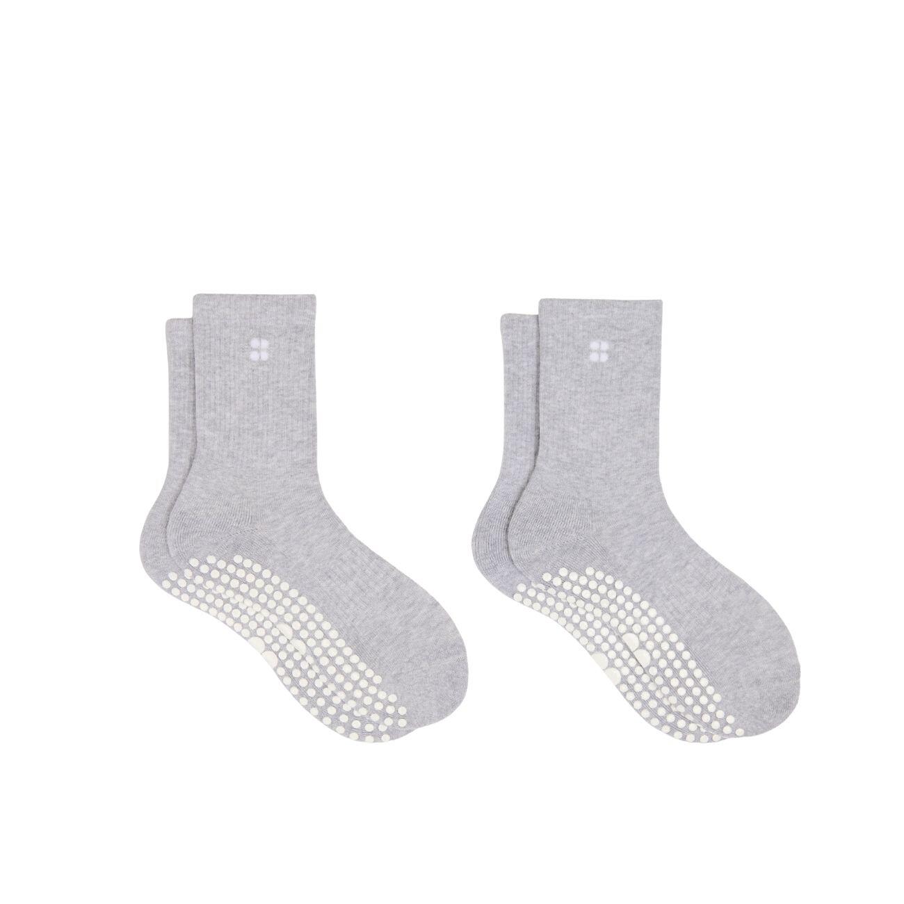 Lot de 2 paires de chaussettes Sweaty Betty Pilates Crew Gripper 7/7