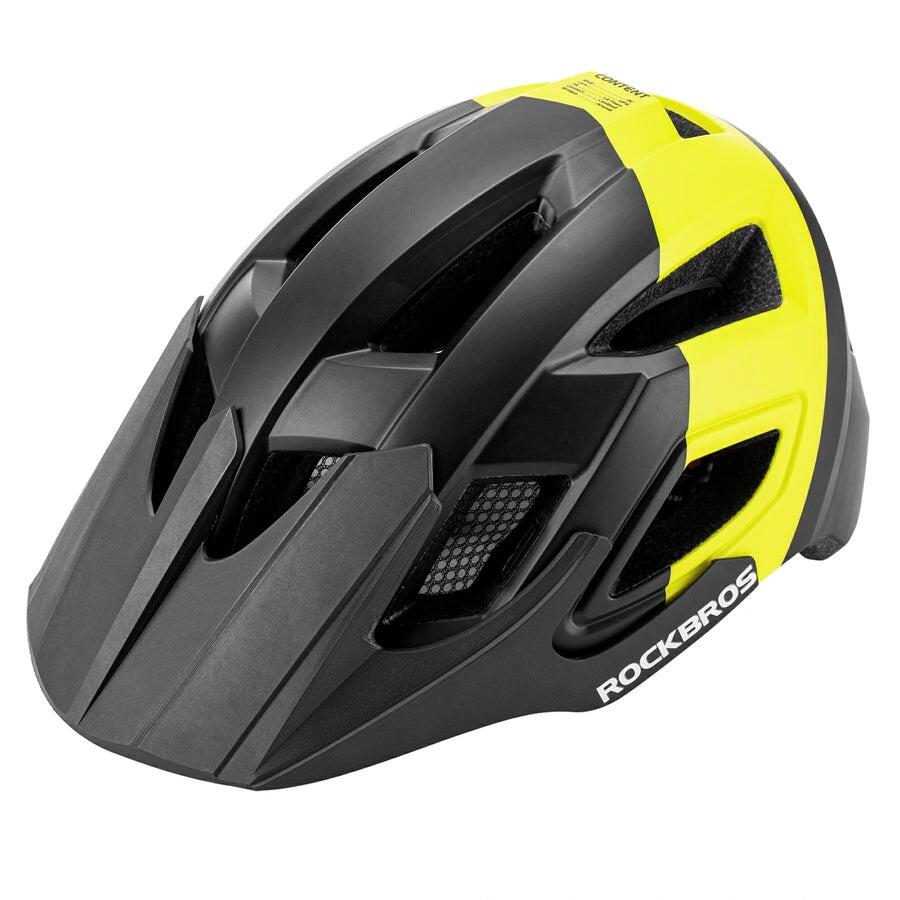 Casco da bicicletta leggero e ventilato con visiera regolabile ROCKBROS 2/2