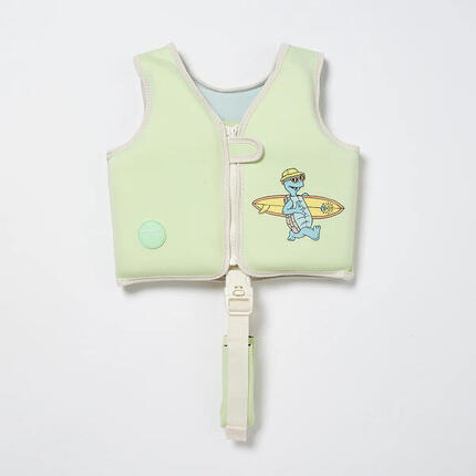 Sunnylife Gilet de natation enfant 2-3 Shred Turtle Aqua