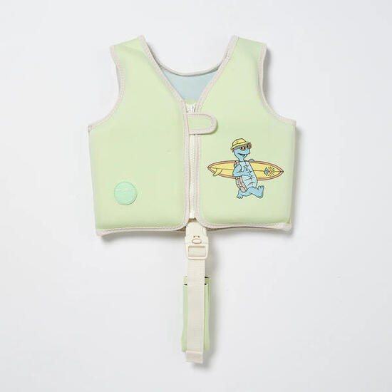 Sunnylife Gilet de natation enfant 2-3 Shred Turtle Aqua