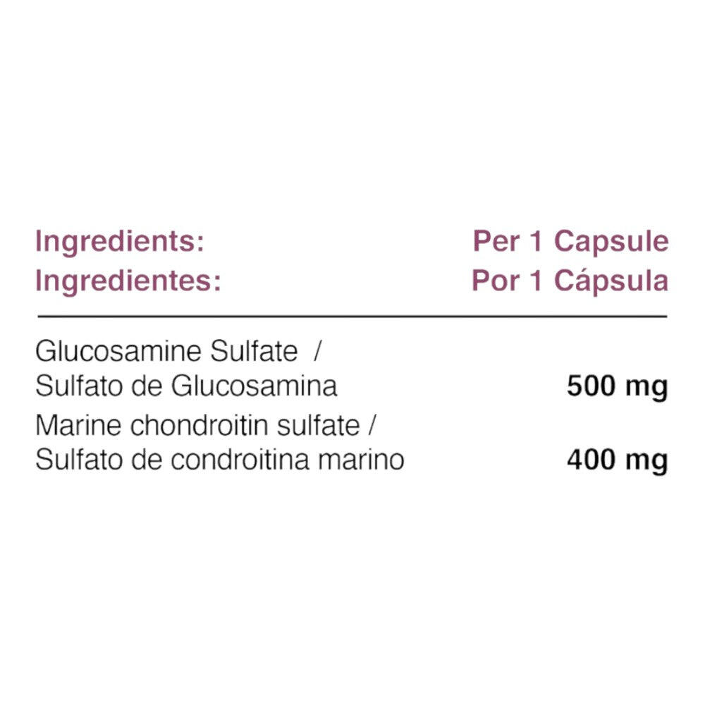 Glucosamina - Condroitina 900 60 Caps 2/2