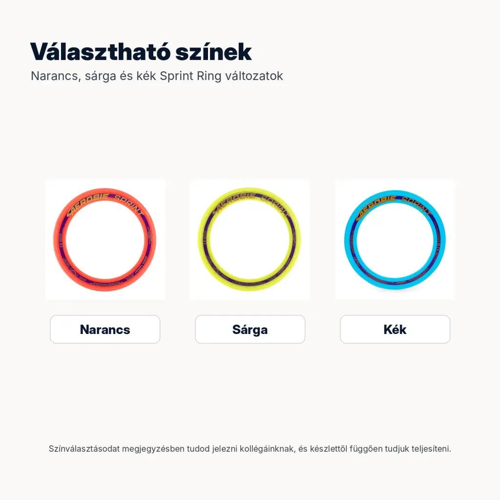Sprint Ring kompakt kültéri frizbi hosszú dobásokhoz, 25 cm 5/7