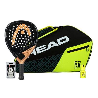 Pack head speed motion paletero core padel yellow