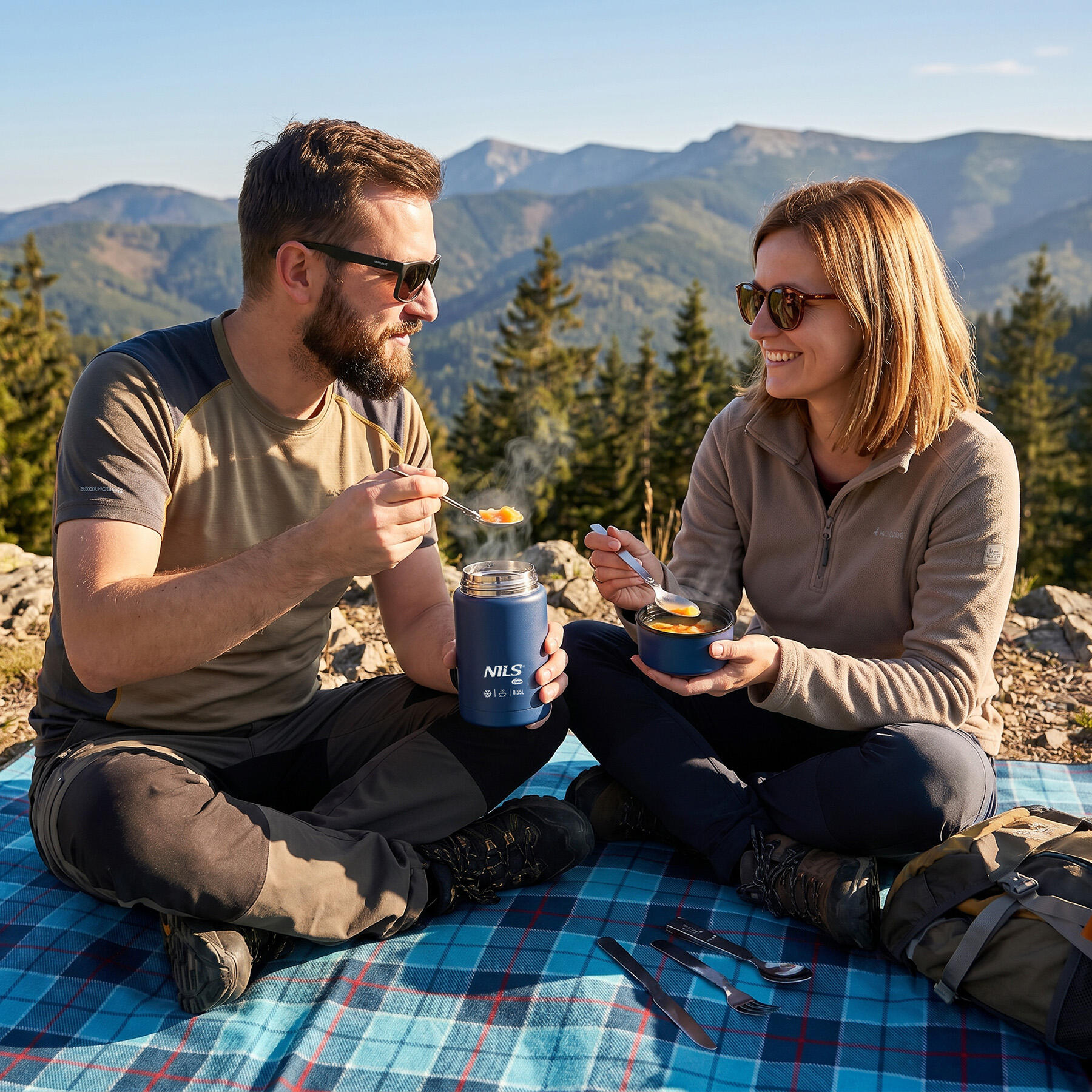 Récipient alimentaire Flashe 550 ml, récipient isotherme NILS Camp NC3807 4/7